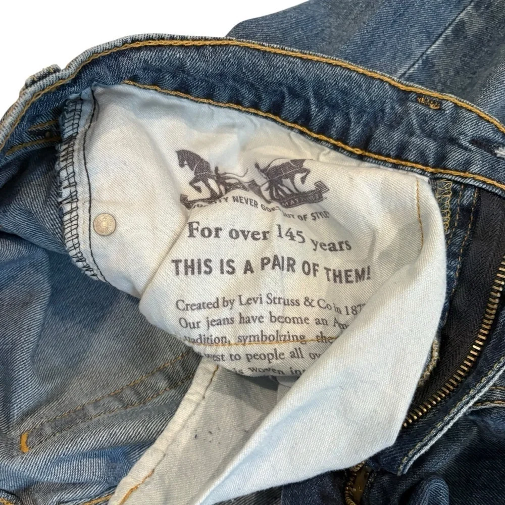 Levi's 505 Men's Straight Blue Jeans
